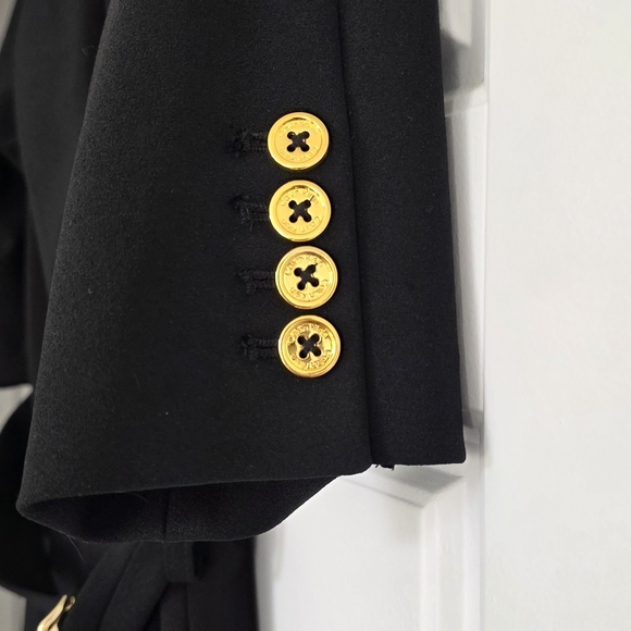 Calvin Klein Black Trim Jumpsuit Size 6 - Picture 4 of 6